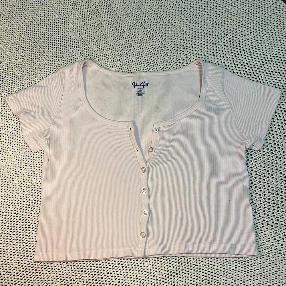 Light pink button down top from Pacsun! John Galt/Brandy Melville  size small